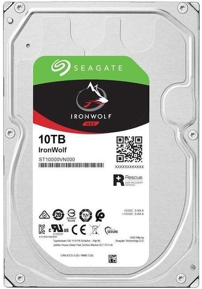 Seagate Ironwolf 10tb 7200rpm 256mb Sata3 St10000vn000 Nas Hdd Resmi Disti Garantili Diğer