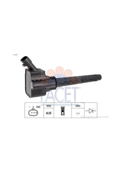 Fiat Grande Punto Bobin 1.4 2008-2011 Facet 96388
