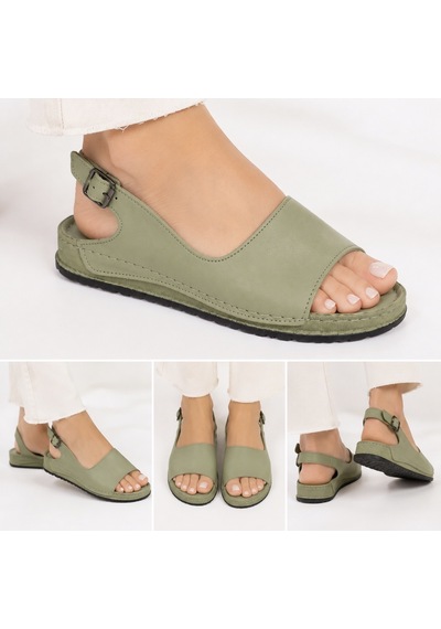 N Napa Shoe Np.306.avakado Deri Sandalet