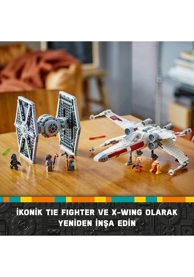 LEGO® Star Wars™ TIE Fighter ve X-Wing Birleşimi 75393 - 9 Yaş ve Üzeri Star Wars Sevenler için Starfighter Oyuncak Yapım Seti (1063 Parça) LEGO® Star Wars™ TIE Fighter ve X-Wing Birleşimi 75393 - 9 Yaş ve Üzeri Star Wars Sevenler için Starfighter Oyuncak Yapım Seti (1063 Parça)