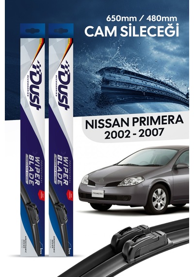 Nissan Primera Estate Silecek Takımı 2002-2007 Uyumlu 650mm/480mm