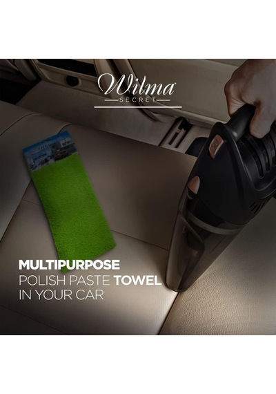 Wilma Secret Mikrofiber Parlatma Temizleme Bezi - Araba İçin Temizleme Giysileri - Detay Malzemeleri - Yeniden Kullanı Diğer