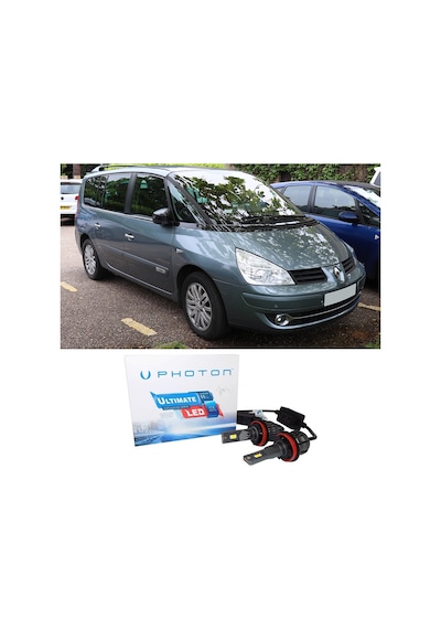 Renault Espace Uzun Far Ampulü H1 Ultimate Yeni Seri Beyaz 2002-2014