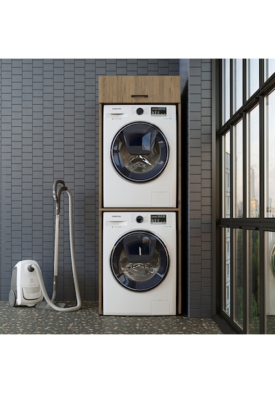 Banyo Dolabı 196,2 X 67 Cm Çamaşır Ve Kurutma Makinesi Dolabı Atl Atlantik Çam Banyo Dolabı 196,2 X 67 Cm Çamaşır Ve Kurutma Makinesi Dolabı Atl Atlantik Çam