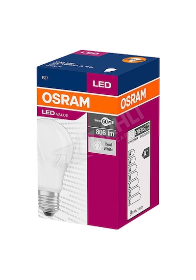 3 Adet Osram E27 Led Ampul 8,5w-60 W Beyaz Işık