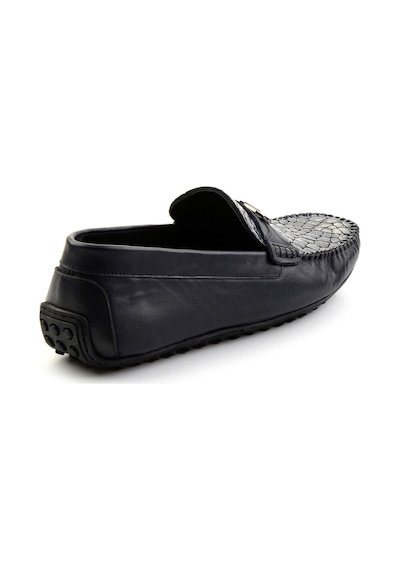 Bambi Lacivert Leather Erkek Loafer Ayakkabı E01757714803 Lacivert