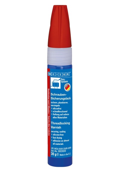Weicon Mühürleme Verniği 30 G Kırmızı Ral 3000