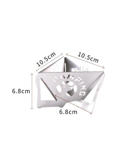 Kahve Filtre Tutucu Damlalık Coffe Dripper Katlanır Çantalı Açık Krem
