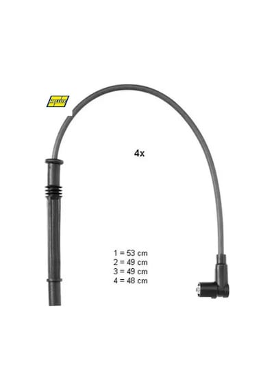 Buji Kablosu Clıo Iıı-kng-twng 1.2 16v-dacıa Logan Mcv Iı 1.2 13 Sandero 1.2 16v 08 Hellux 224404659r/ 8200713680