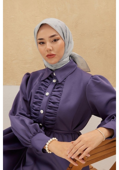 Silk Home Olinda Eşarp - Gri - Gri