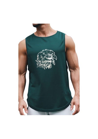 Bluu Eaglec Kolsuz Sporcu T-shirt Tank Top Spor Atlet