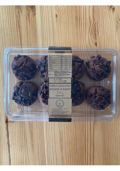 HammHum Damla Çikolatalı Brownie Kurabiye 275 G