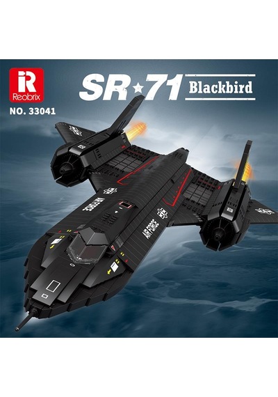 Reobrix 33041 Sr-71 Blackbird Yapı Blok Seti Building Blocks - 1733 Parça