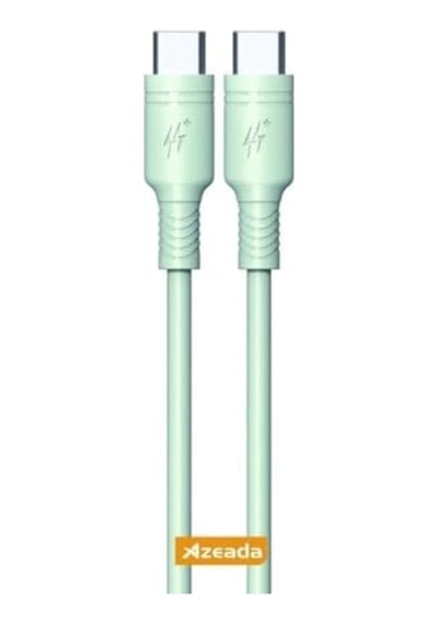 Azeada 60w Type-c To Type-c Şarj Ve Data Kablosu 1m Yeşil Pd-b82ay Yeşil, Type-c To Type-c