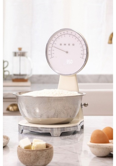 Smeg 50's Style Retro Ksf01 Krem Analog Mutfak Tartısı Krem