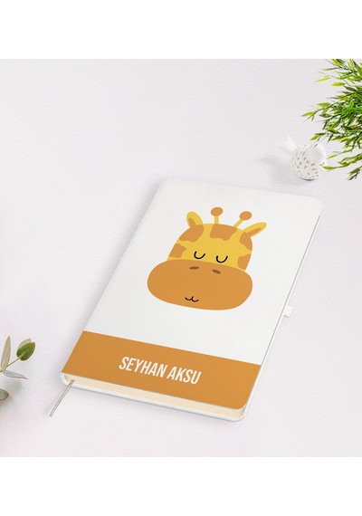 Kişiye Özel İsimli Beyaz Defter-10