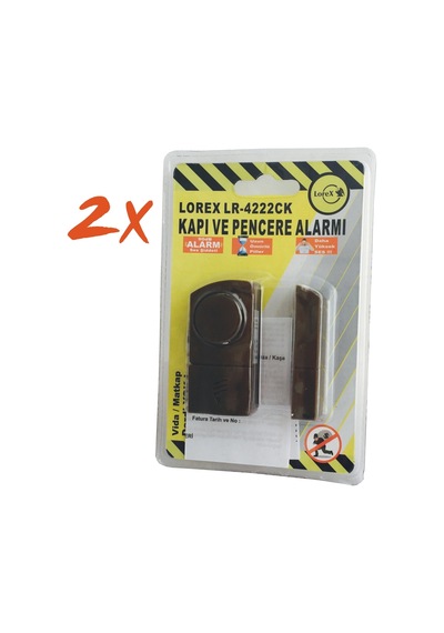 Lorex Lr-4222Ck Kahverengi Kapı Pencere Alarmı - 2Li Set