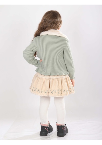 Xo Kids Kız Çocuk Elbise 1-5 Yaş 4801 Mint