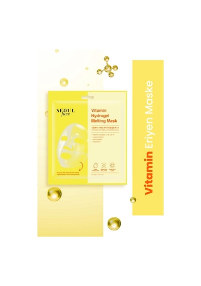 Dermal Vitamin Ve Peptid Canlandırıcı Onarıcı Eriyen Maske Seti Kore Maske Seti 34 Gr.
