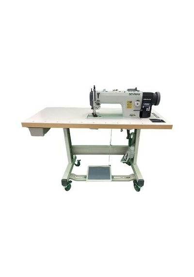Sevmak Sk-0303-d4 Çift Papuç Iplik Kesicili Kafadan Motorlu Deri Dikiş Makinası Sk-0388-d4