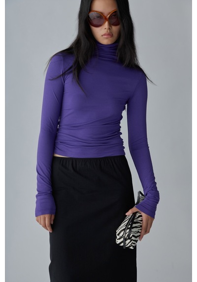 Suud Collection Mor Boğazlı Body
