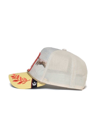 Goorin Bros . Maximum Atlı Karınca Keçi Figürlü Şapka 101-0310 Desenli