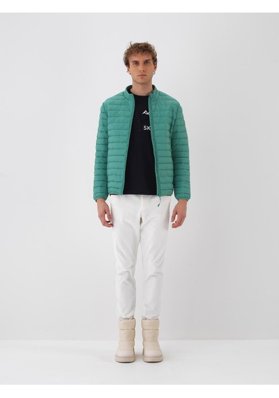 Yeşil Formunu Koruyan Regular Fit Mont 190571