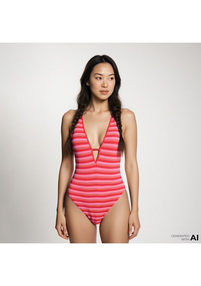Roxy Jasmin One Piece Kadın Turuncu Mayo Erjx103715