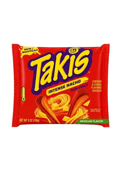 Takis Intense Nacho - Cheddar & Cheese Flavored Noodles 140g