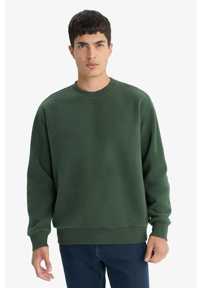 Defacto Relax Fit Bisiklet Yaka Polar Sweatshirt F3685ax25wngn536 Yeşil-gn536 Defacto Relax Fit Bisiklet Yaka Polar Sweatshirt F3685ax25wngn536 Yeşil-gn536