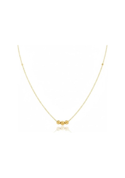14 Ayar Altın 3'lü Dorikalı Mini Hediyelik Kolye 948 Gold