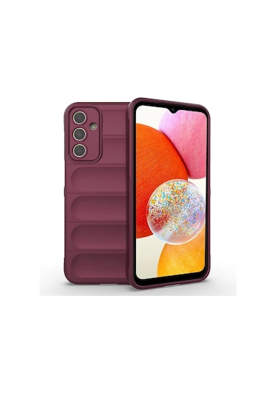 Samsung Galaxy A05S Uyumlu Silikon Kılıf - Kamera Korumalı Esnek Yeni Nesil Airbag Kapak-Bordo
