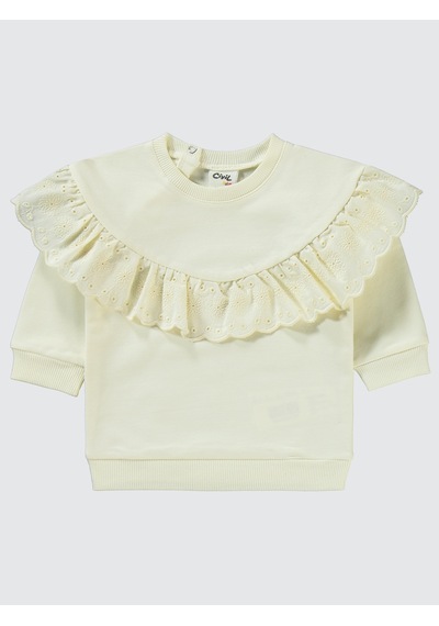 Civil Baby Kız Bebek Takım 6-18 Ay Ekru Ekru