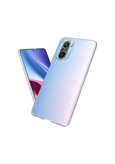 Xiaomi Uyumlu Poco F3 Kılıf Silikon Şeffaf Koruma Süper