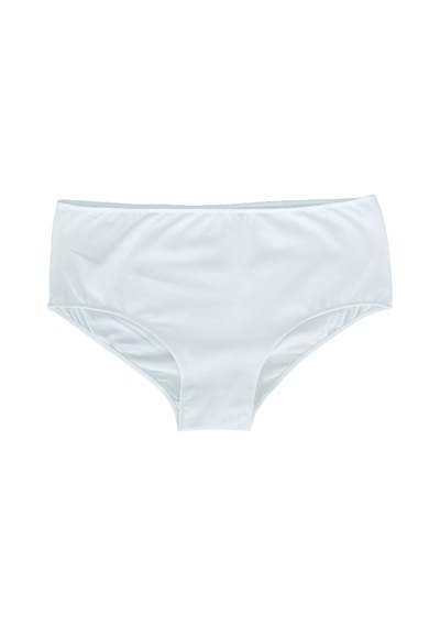Must Have 3'lü Organik Pamuk Hipster Külot Siyah - Beyaz - Krem