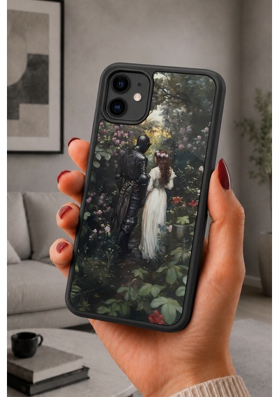 İphone 11 Uyumlu Romantikşövalye Desenli Kamera Korumalı Darbelere Dayanıklı Kılıf 1105-romantikşövalye-iphone11