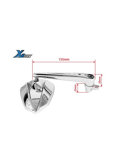 Vespa Gts-gtv-primavera-sprint Ayna Kısa Tip Krom Takım 2023- / X-storm