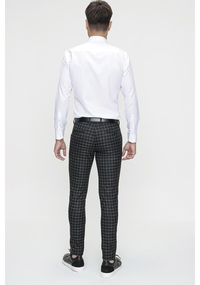 Efor P 1083 Slim Fit Siyah Spor Pantolon Siyah