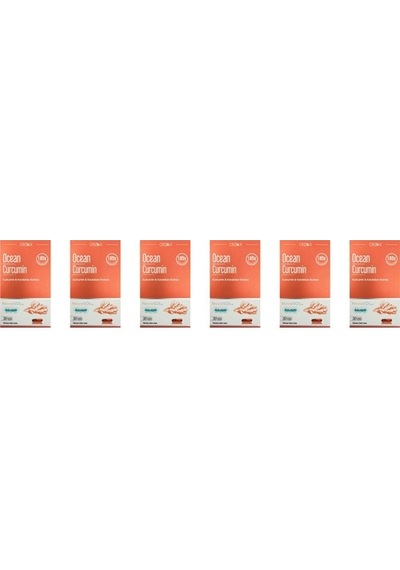 Orzax Ocean Curcumin 30 Kapsül 6'Lı Paket