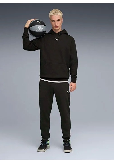 Puma Teamjaws Post Game Hoodie Erkek Sweatshirt 68953601 Siyah