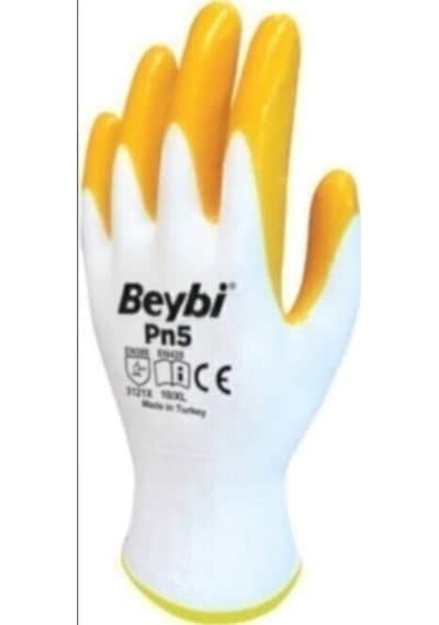 Baby Beybi Pn5 Nitril Kaplı Polyester Iş Eldiveni 3 Adet Al2844