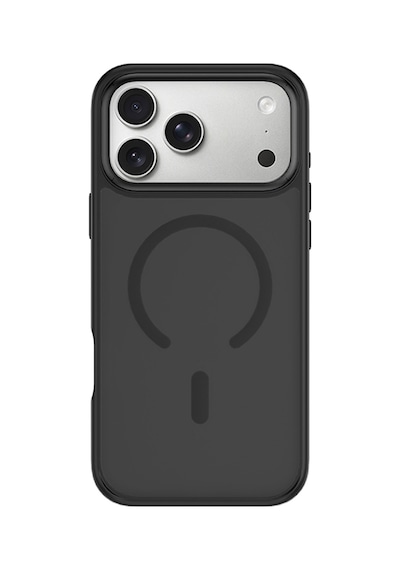Apple iPhone Uyumlu 18 Pro Kılıf Wiwu Fgg-012 Armorpro Serisi M-safe Özellikli Parmak İzi Bırakmayan Kılıf Siyah