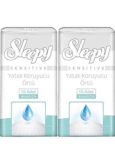 Sleepy Hasta Yatak Koruyucu 60 90cm 20 Adet 2pk 10