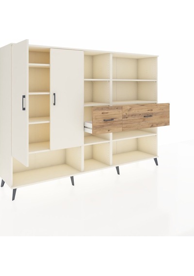 Hyperion Dolap 10 Raflı 2 Çekmeceli 2 Kapaklı 220x44x163 Aytaşı-aytaşı/çam Aytası/atlas Çam - Aytası Hyperion Dolap 10 Raflı 2 Çekmeceli 2 Kapaklı 220x44x163 Aytaşı-aytaşı/çam Aytası/atlas Çam - Aytası