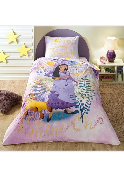 Taç Lisanslı Nevresim Takımı Disney Wish Tek Kişilik