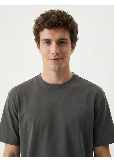 Loft Loose Fit Antrasit Erkek T-shirt Lf2040582