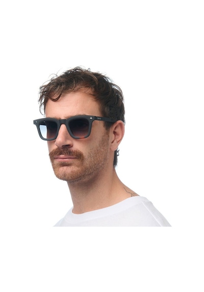 Okkia Firenze Unisex Güneş Gözlüğü Siyah Havana / Lens: Yeşil Gradyan Kahverengi