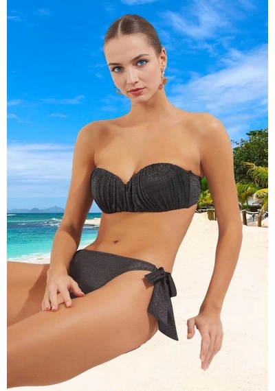 Ersefa Tasarım Bikini Takımı Uv Korumalı Plaj Ve Havuz İçin Ergonomik Ke Yeşil