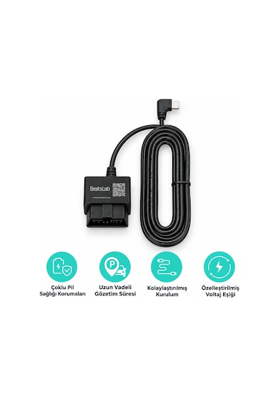 Botslab Obd Akıllı Park Kiti Araç Kamerası Güç Kablosu