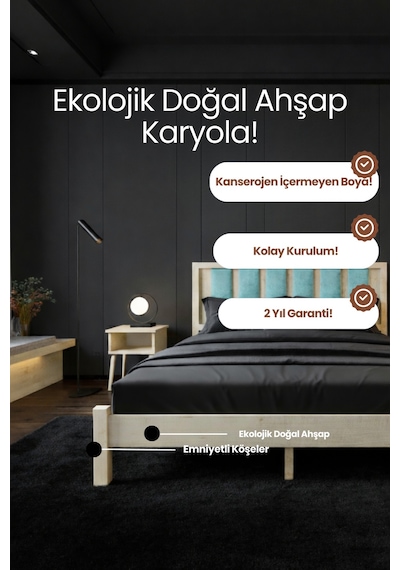 Ori On Model Cam Göbeği Puf Başlıklı Masif Ahşap Karyola Kolay Kurulum Fırınlanmış İthal Sibirya Çamı 90x190 Yatak Uyumlu Ori On Model Cam Göbeği Puf Başlıklı Masif Ahşap Karyola Kolay Kurulum Fırınlanmış İthal Sibirya Çamı 90x190 Yatak Uyumlu